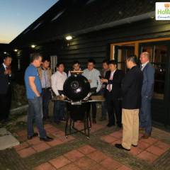 New Hope Liuhe China delegation visits pork companies